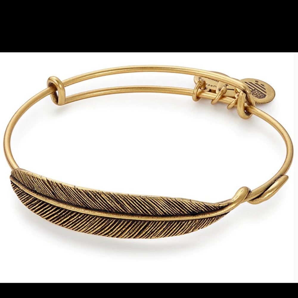 Alex and Ani - Feather Charm Bangle